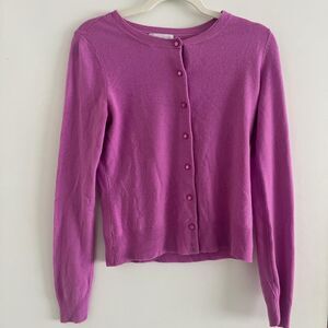 New York & Company Purple Acrylic Sweater